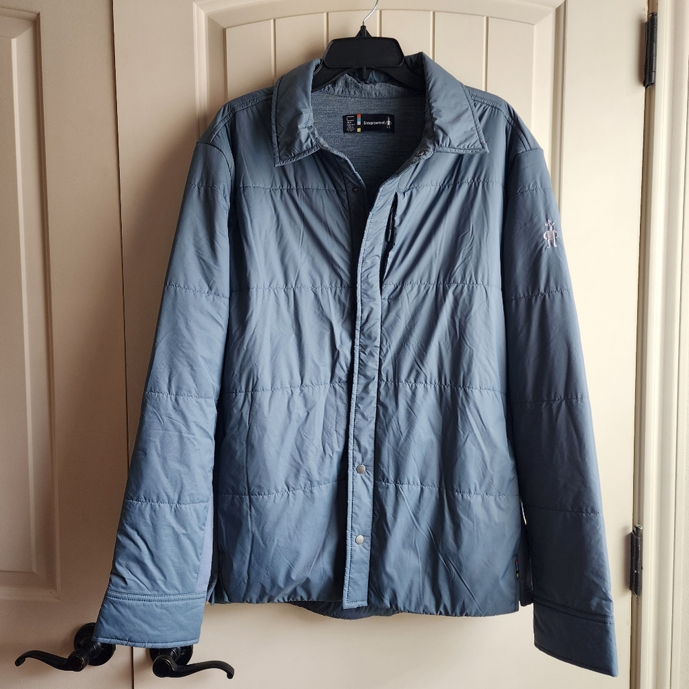 Smartwool Blue Puffer Jacket With Insulation - image 1